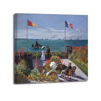 Claude Monet - Terrasa a Sainte Adresse