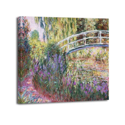 Claude Monet - The Japanese Bridge, Pond with Water Lillies