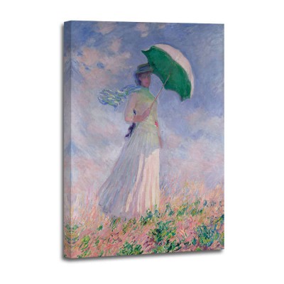 Claude Monet - Woman with parasol right