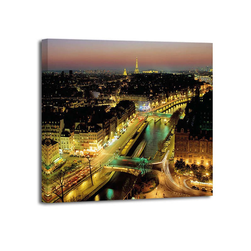 Michel Setboun - Overlooking Paris at Night