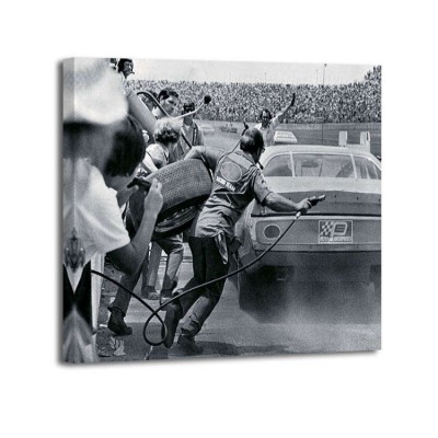 Anónimo - Stock car in Pit stop, Daytona Florida 1974