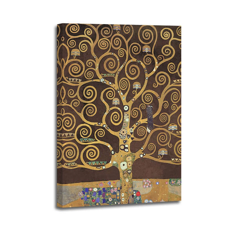 Gustav Klimt - Tree of Life (brown variation) (det)
