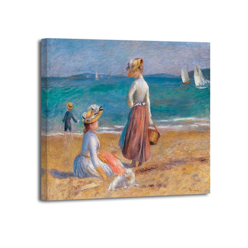 Pierre-Auguste Renoir - Figures on the beach - copia (F)