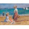 Pierre-Auguste Renoir - Figures on the beach - copia (F)