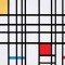 Pien Mondrian - Composition avec rouges jaunes et bleus
