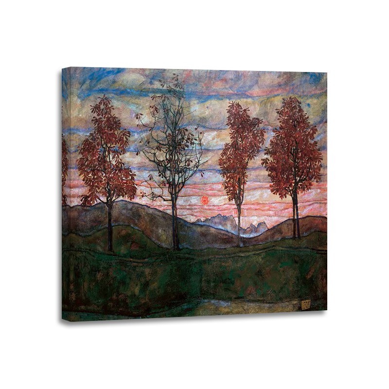 Egon Schiele - Fiour Trees