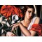 Tamara de Lempicka - Portrait d´lra Perot (detail)