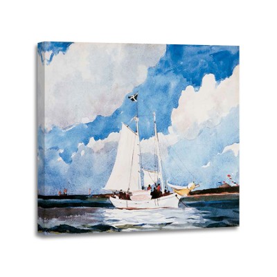 Winslow Homer - Fishing Schooner, Nassau