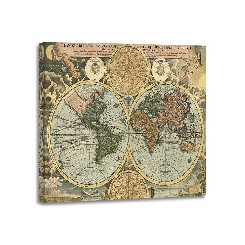 Johanne Baptist Homann - Planiglobii terrestris 1716